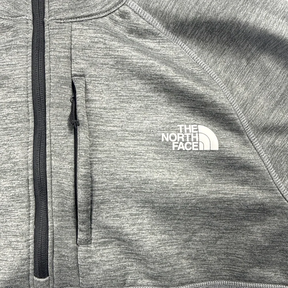 North Face Canyonlands Mens XL Gray Fleece Lined 1/4 Zip Pullover NF0A3SO7